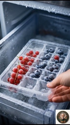Bruce Makes Frozen Fruit Ice Cubes 🍇 (So Satisfying)
