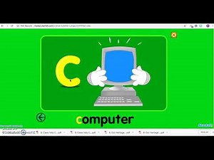 Starfall Letter C - Computer