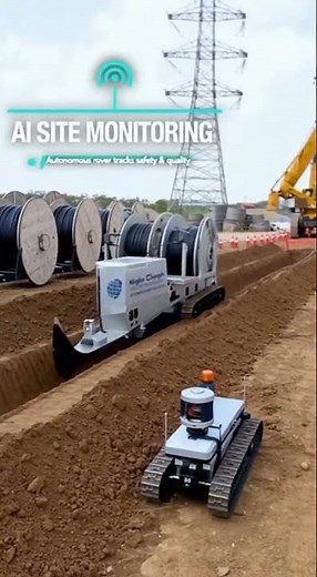 AI-Driven Cable Laying: See Our Autonomous Trenching Crawler!