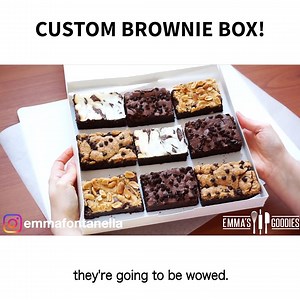 89K views · 2.1K reactions | Custom Brownie Box! | Emma's Goodies | Facebook