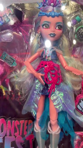 Close up of Monster High Monster Fest Doll, Lagoona Blue