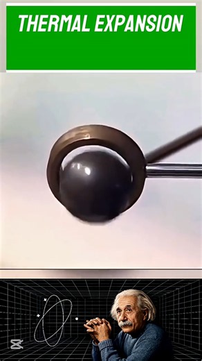 Thermal Expansion: A Tiny Change, Big Effect! 🔥⚛️ #physics #shorts #sigma