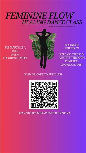 Feminine Flow Virtual Healing Dance Class #holisticwellness #feminine #onlineclasses #dance #fyp