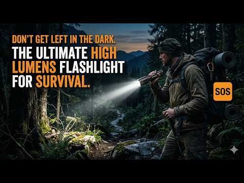 Don't Get Left in the Dark The Ultimate High Lumens Flashlight for Survival 🆘