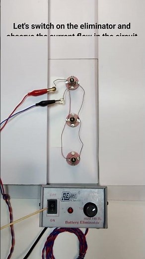 PARALLEL CONNECTION OF BULBS #funscience #experiment