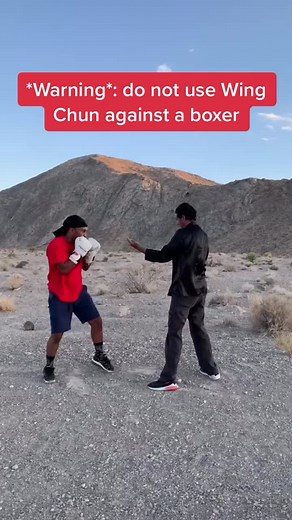 #stitch with @valenteaction dude is teaching people how to use wing Chun to get knocked out #boxing #wingchun #mma #wrestling #bjj #ufc