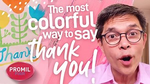 3.2K views · 76 reactions | Make thank you cards at home using DIY watercolor with Craftsmaster Robert Alejandro at the #Promil4iShine 8 Talent Camp ONLINE! #NurtureTheGift | Promil | Facebook