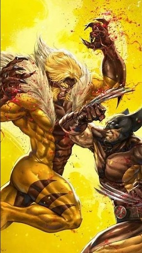 Wolverine vs Sabretooth: Who’s the REAL Beast? 💀 #Xmen #wolverine #sabretooth #marvel #shorts