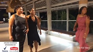 #FijiTimesNews | Fijian Drua Women’s and Men’s players arrive with their close family and friends at the 2025 Drua Awards at the Sofitel Resort and Spa in Denarau, Nadi. 🎥REPEKA NASIKO and REINAL CHAND | The Fiji Times