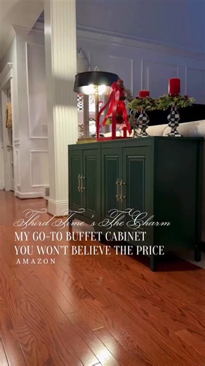 8.8K views · 350 reactions | Comment BUFFET for a direct link to your DM’s. I keep coming back to this cabinet for a reason. The slim profile looks clean, the storage is generous, and the detailed handles make it feel elevated. It fits almost anywhere and adds a polished look every time. Highly Recommend! ⭐️⭐️⭐️⭐️⭐️ #buffet #StorageSolutions #cabinetorganization #furnituredecor #FurnitureSale LinkDM *068* | Haverstraw Hill | Facebook