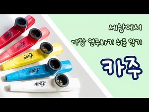 음악 수행평가 악기 추천! 세상에서 가장 연주하기 쉬운 악기 카주