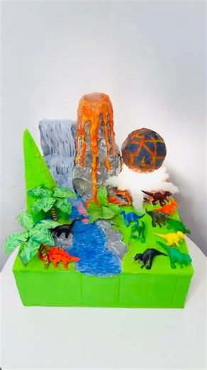 Ending life a dinasour school models #craftsmanship #diy #handmade #good #viralcraftvideo #viralcraft #StarsEverywhere #creating #schoolmodels #artsomething | Art something