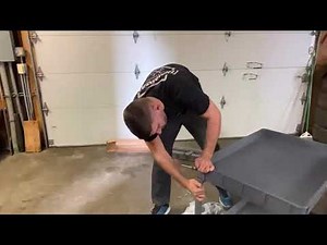 Harbor freight Large Plastic Tool cart/ Service cart unboxing and assembly review