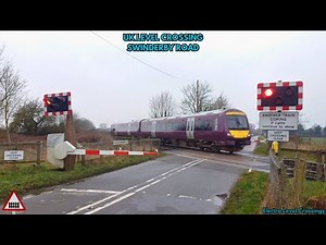 (MK1 Penguin BRB) Swinderby Road (Collingham) Level Crossing, Nottinghamshire (15/02/25)