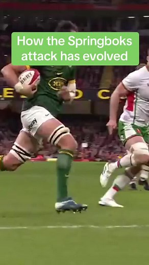 How the Springboks attack has evolved | South Africa vs Wales analysis | Full video on Squidge Rugby YouTube channel #rugby #southafrica