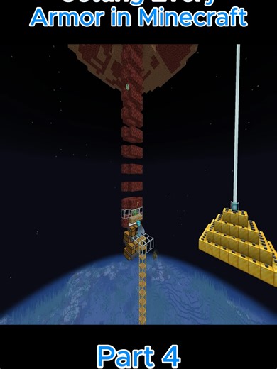 Getting Every Armor in Minecraft p4#trendingvideo #minecrafttutorial | armor