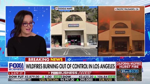 An emotional Lisa Kennedy reacts to the California wildfires in her home state