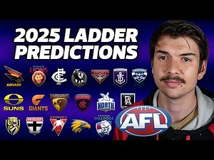 AFL Ladder Predictions 2025