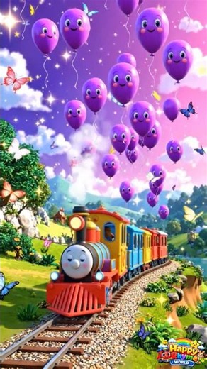 Happy Color Train Song 🚂🌈 | Learn Colors for Kids