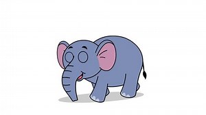 Cartoon Elephant Walking Animation Video Baby Stock Footage Video (100% Royalty-free) 3790958467 | Shutterstock