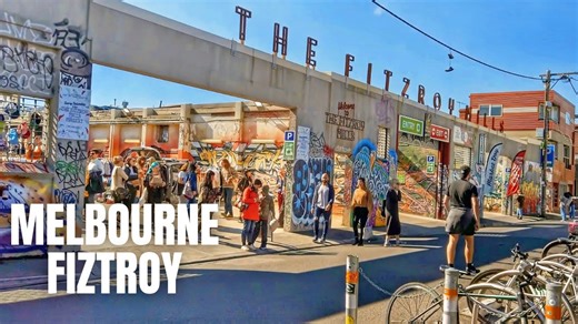 Fitzroy Melbourne Australia Walking Tour