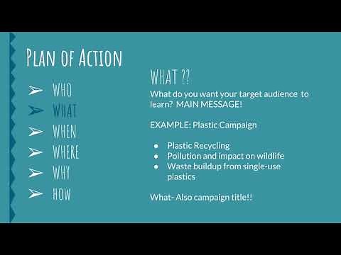 Building an Awareness Campaign Video Guide