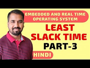 Least Slack Time (LST) Algorithm Part-3 Explained With Example in Hindi l ERTOS Course