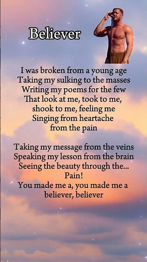 Imagine Dragons - Believer (Lyrics)🎧🎤