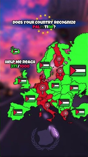 Does Your Country Recognize Palestine? 🇵🇸- #geography #maps #mapper #mapping #map