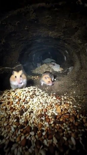 Hamster POV: Cheek Pouch Storage Underground