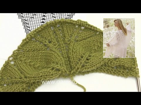 How to begin the shawl in DROPS 169-29