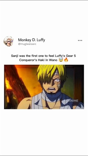 Conqueror's haki in wano #onepiece #luffy #anime