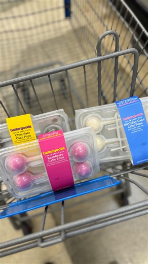 🍰 I spotted new cake pops in the freezer aisle and I cannot wait to try! Pick from three flavors: birthday cake, raspberry cake, and chocolate cake. SO much cheaper than Starbucks! Link in bio ($5.67) #walmart #cakepops #cakelover | Walmart Gems