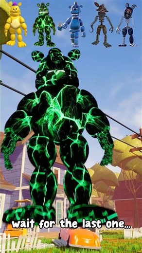 FNAF Flight Test - Are Animatronics Able to Fly?! #shorts #helloneighbor #fnaf