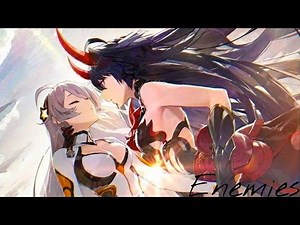 Amv anime mix(enemies the score)