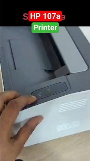 HP 107 Printer Startup Problem Solved | Quick Fix Tutorial (Laser 107a/107w)