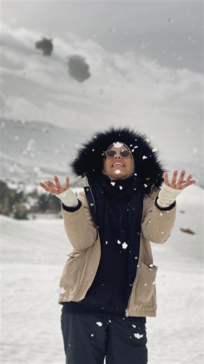Sirine Ayoubi on Instagram‎: "العمر مرّة عيشه مرّة🤍 #advantures #hiking #mountains #lifestyleblogger #snow cedars_of_lebanon"‎