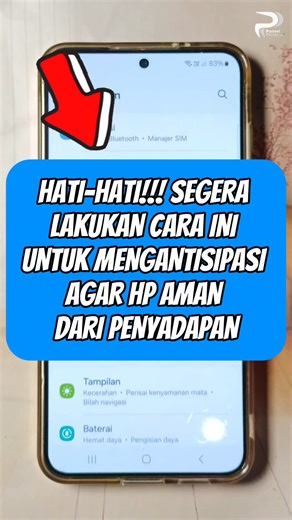 100 reactions · 21 shares | Cara Menghentikan HP Disadap #tipsandtricks #tipsdantrik #android #tutorial #trikandroid | Ponsel Pintar info | Facebook
