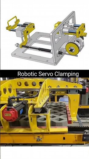 Robotic Servo Clamping machine #machine #engineering #robot #engineering #mechanism #mechanical