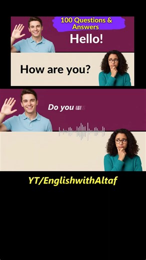 Basic English Speaking with 100 Easy Q&A This video is made for beginners who want basic English speaking practice. The questions and answers are short, simple, and practical. These sentences help you speak English clearly in daily situations. Perfect for quick practice anytime. #basicenglish #englishspeaking #englishshorts #learnenglish #englishbeginners #spokenenglish #englishquestionsanswers #dailyenglish #easyenglish #englishconversation #englishlearning #englishfluency #practiceenglish #eng