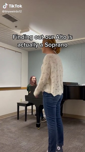 Still in shock 🤯#choir #choirkids #soprano #alto #highnotes | contralto Voice