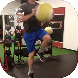 I love this #medicineball drill for training rotational power because athletes can use eccentric preloading in the sagittal plane to create a more powerful subsequent movement in the transverse and frontal planes. In other words, creating efficient rotation can be challenging for some people, so let them work a little bit in the “straight ahead plane” to help with learning. #cspfamily #jupiterfl #jupiterflorida #medball | Eric Cressey