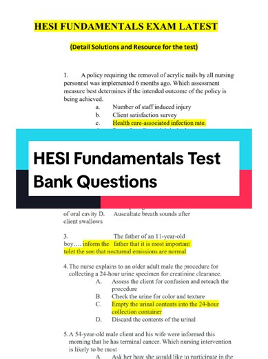 HESI Fundamentals Test Bank Questions #nursingstudent #hesirn #nursingschool #nursingschool #hesiexams HESI Fundamentals Test Bank Questions best way to study for fundamentals nursing test bank for fundamentals of nursing fundamentals of nursing test bank taylor fundamentals hesi test bank hesi fundamentals nursing