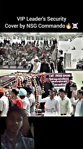 VIP Security Cover by NSG Commando🔥☠️⚔️#nsg​#specialforces​​#vip #protection #commando​​#spg​#army​​