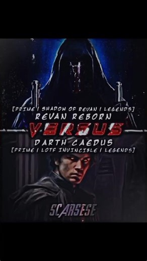 Revan Reborn vs Darth Caedus | Masters of the Dark Force