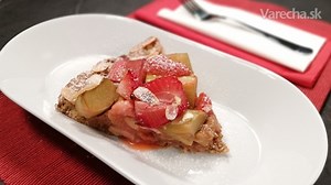 Rebarborovo-jahodový koláč (videorecept)