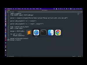 Tự viết công cụ gộp nhiều file PDFs bằng Python