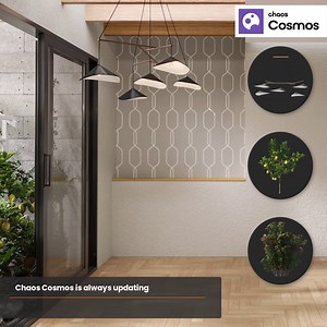Chaos Cosmos receives new content regularly, with no need to wait for a Corona update. We recently added even more Chaos Scatter Presets, bathroom assets, and more. Try Cosmos and Corona for yourself today https://corona-renderer.com/download | Corona ArchViz