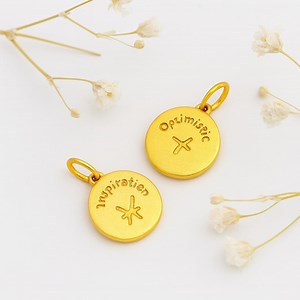 New Libra Gold Pendant New Zodiac Sign Pendant Collection Traditional Craftsmanship Complements Vintage-inspired Outfits - Etsy