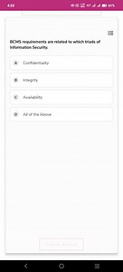 BCMS requirements are related to which components of the Inform... | Filo